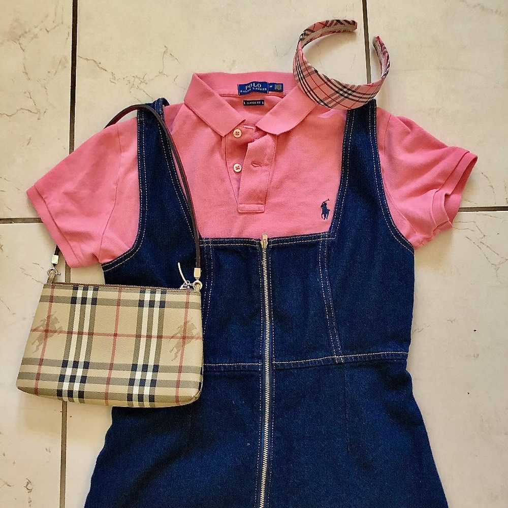 SUPER CUTE URBAN OUTFITTERS DENIM MINIDRESS!